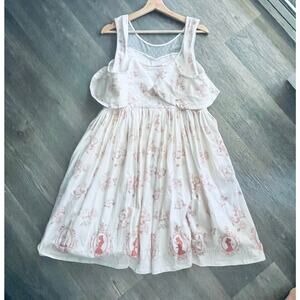 Torrid Disney Beauty and the Beast Cold Shoulder Dress